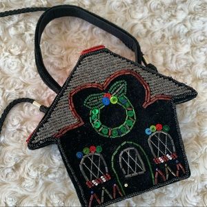 Sold!Christmas house coin purse